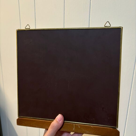 Brass Glass Cabinet Curio Miniature Display Case Tabletop VINTAGE8 3/4 ” - Picture 5 of 6